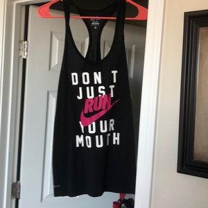 Nike don’t just run your mouth shirt